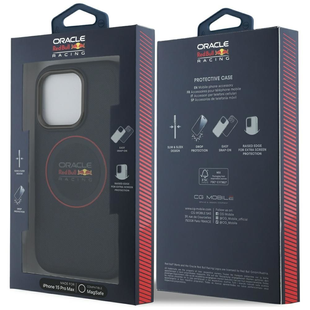 Red Bull RBHMP15X24PUILVR iPhone 15 Pro  Max 6.7" hardcase granatowy