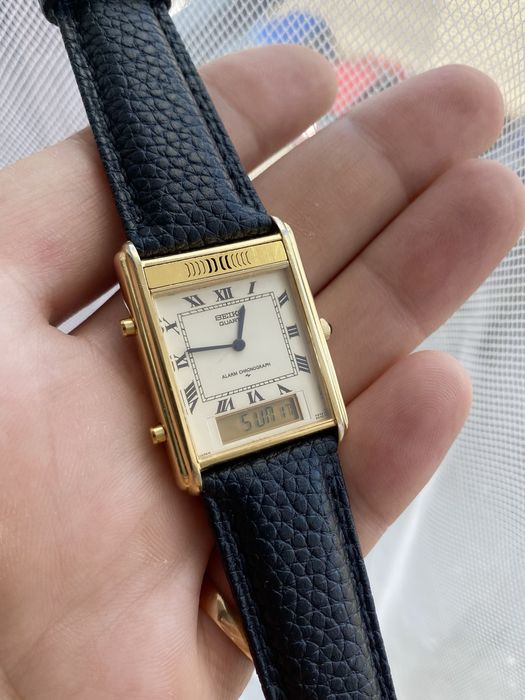 Seiko Tank H249 Ana Digi Vintage jak Tank