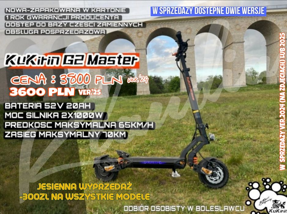 KuKirin G2Master - modeldostępny w dwóch wersjach 24 i 25