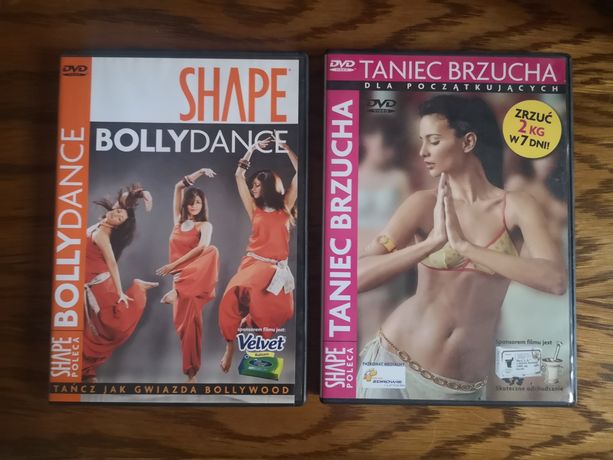 SHAPE taniec brzucha bollydance Dvd cd płyty z cwiczeniami