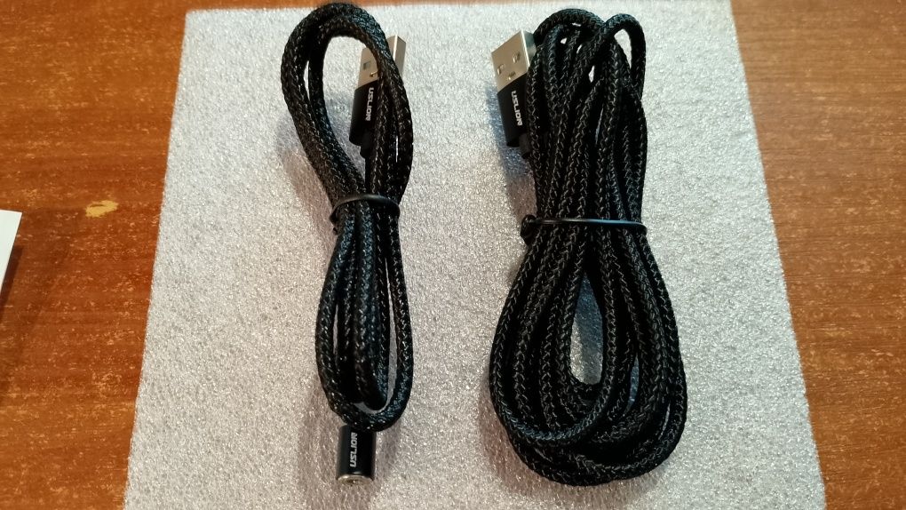 Магнітний кабель USLION зарядка для телефонів і електроніки MicroUSB,