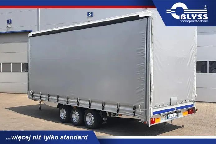 Blyss C3565A  Przyczepa Spedycyjna, 3 osie, 620 x 230 x 260cm, DMC 3500, SP BLYSS
