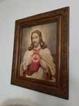 Quadro Jesus Cristo Antigo | Moldura em madeira