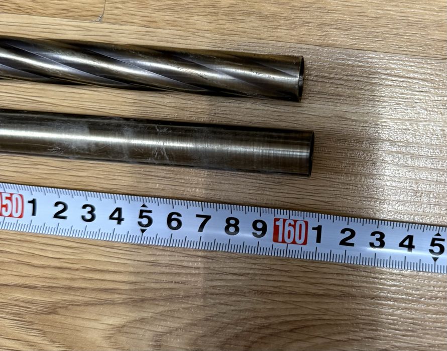 Карниз залізний подвійний 160 см.