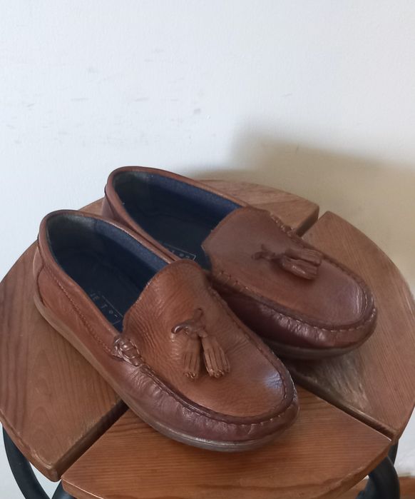 Mokasyny chłopięce Next, Skórzane, Rozmiar 33