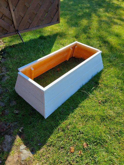 Skrzynka cmentarna nowa mała 100/50cm biała