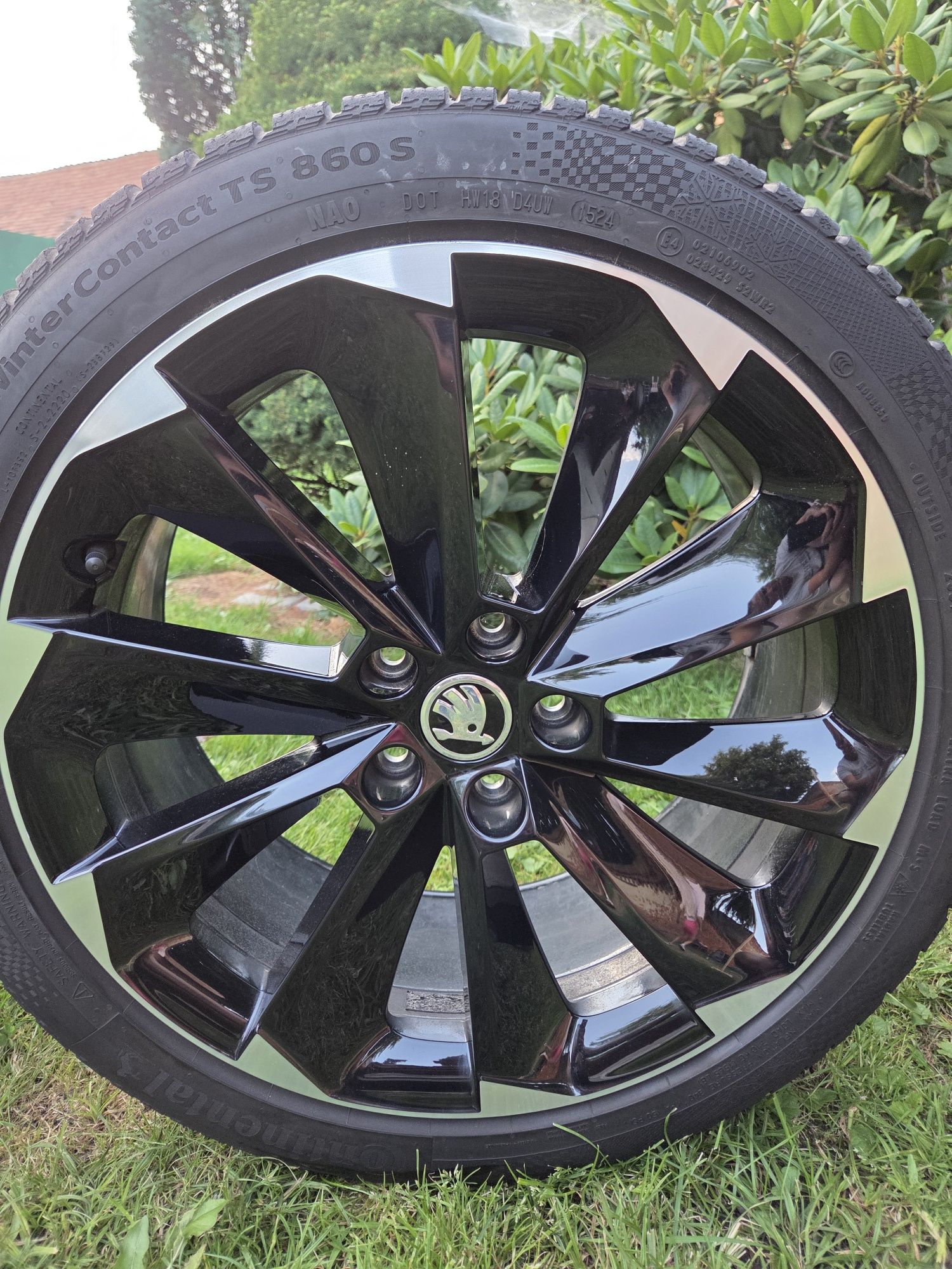 Alufelgi Skoda Supernova 19 et 44 8j opony zimowe