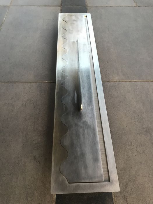 Wkład biokominka 80 cm nierdzewka do kominka