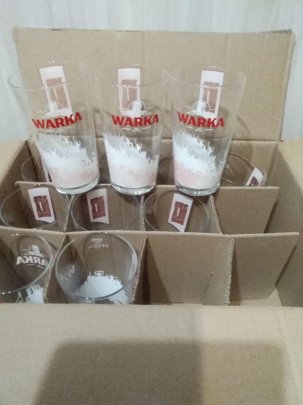 Szklanki Warka 0,5l x12 szt