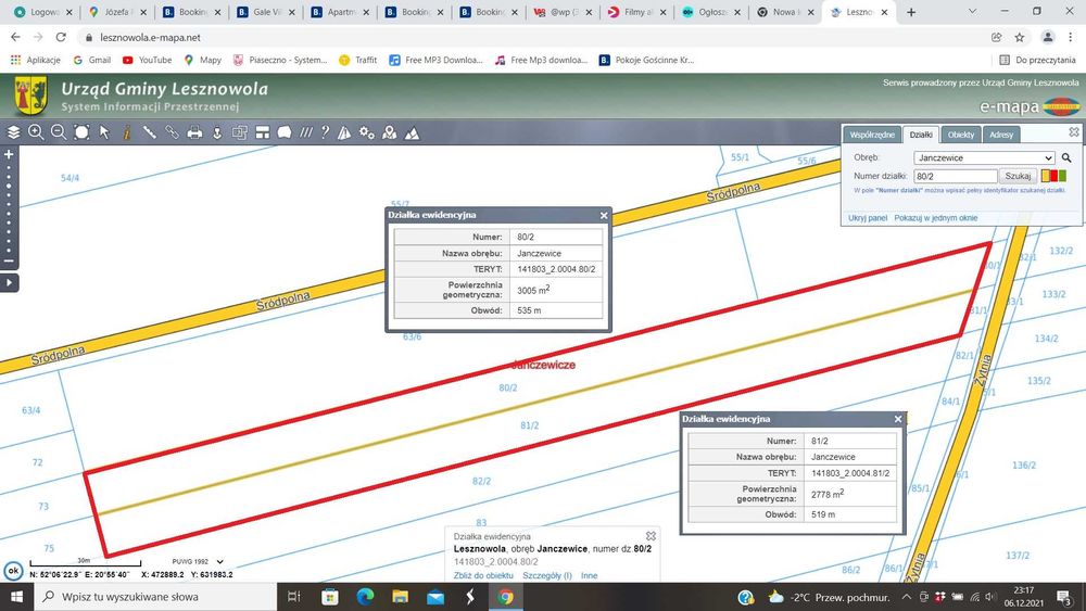 Działka budowlana Janczewice ulica Żytnia, Warszawa, działka 6000m2