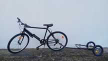 Bicicleta BTT com Atrelado