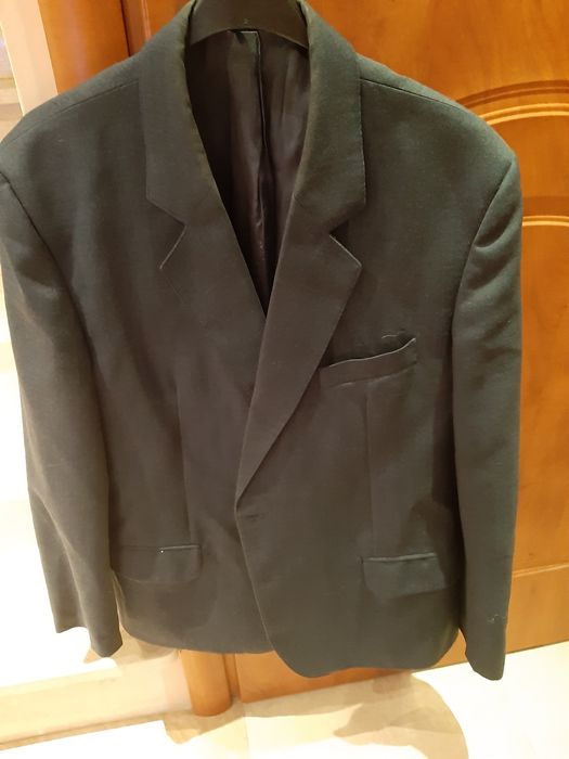 Marynarka prl granat używana garnitur granat wady vintage stara strych