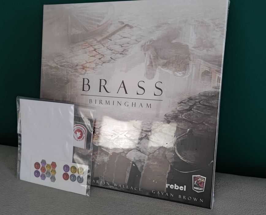 Brass Birmingham [PL] + naklejki na meeple