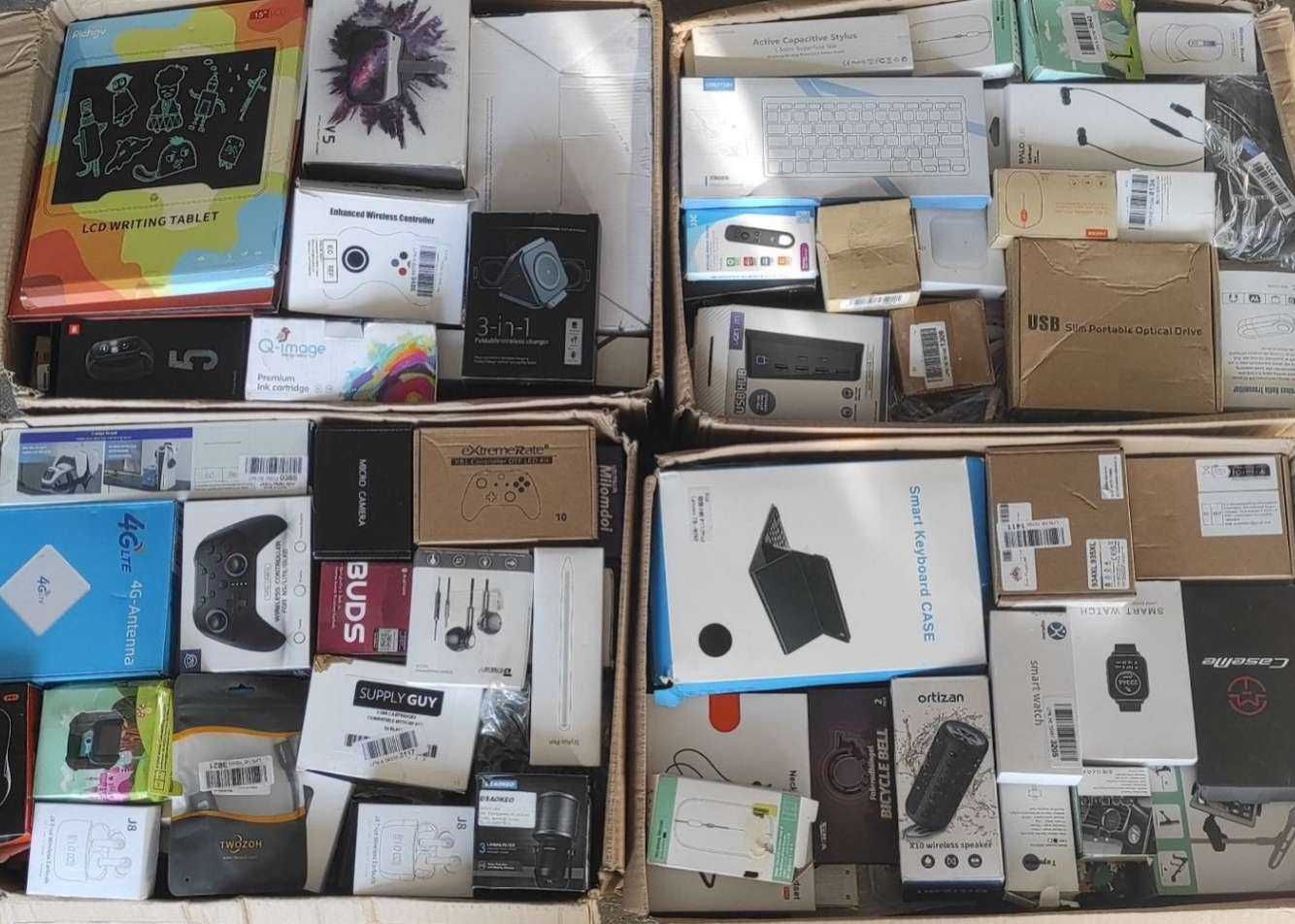 Amazon Boxy Elektronika Zarobek Drobna Palety Nadwyżki Mystery Box