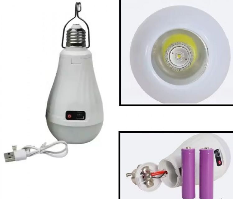 ‼️Акумуляторна‼️ лампочка. 15,20, 30 W на батарейках. LED. Автономна.