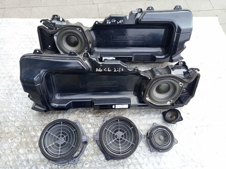 Komplet Głośników BOSE Audi A6 C6 Lift , 4F0.035.382 D / 381D / 415B