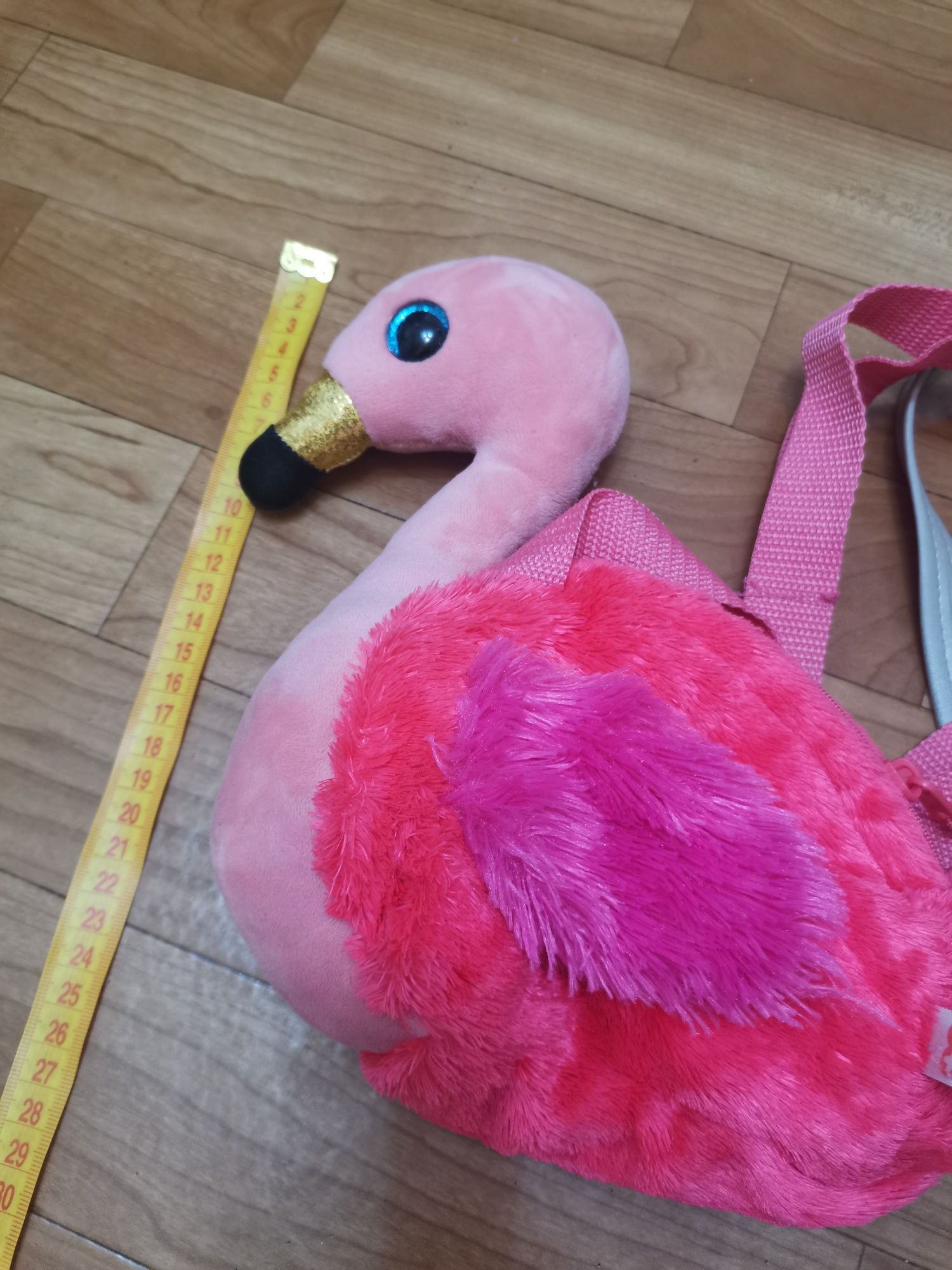 Сумка для девочки розовый фламинго