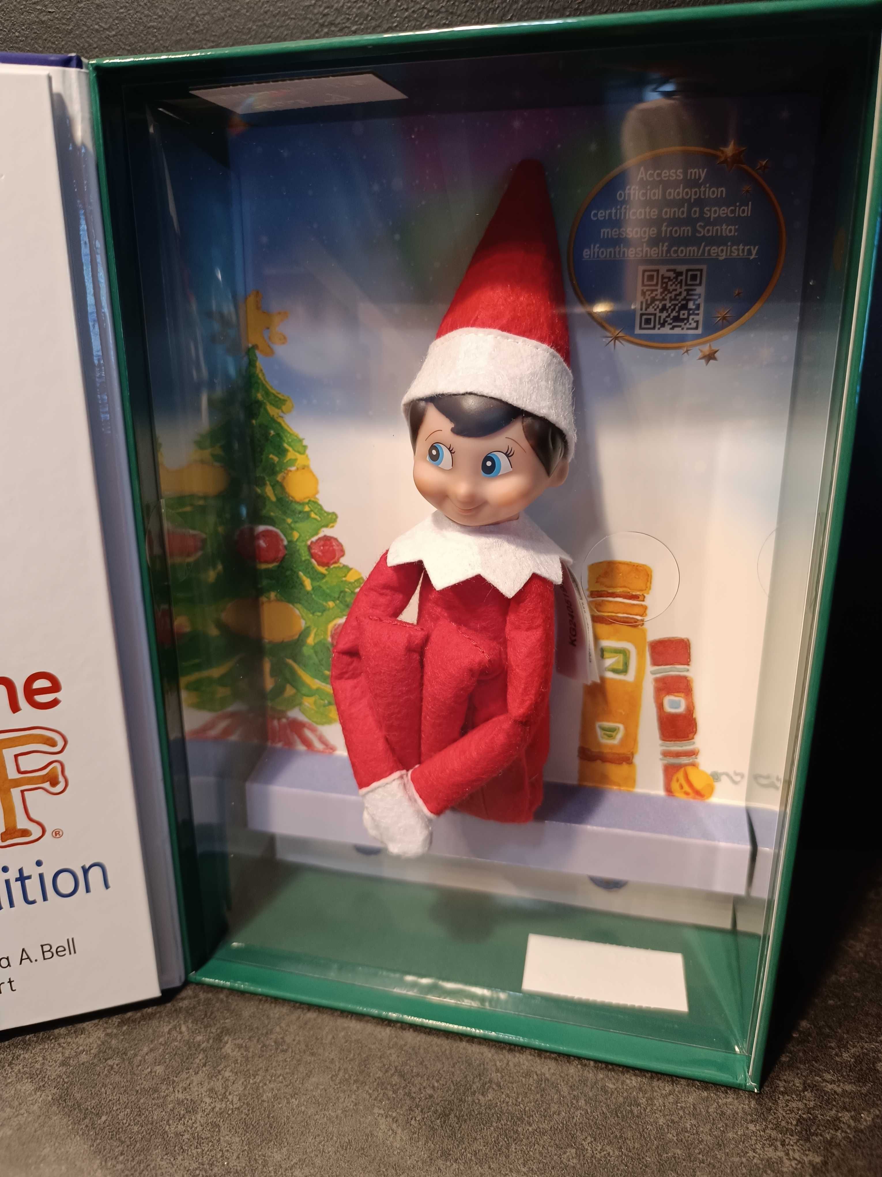 Oryginalny elf on the shelf chłopiec plus książka