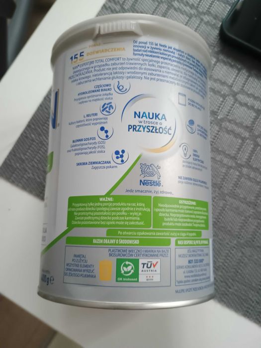 Mleko modyfikowane Nan expert pro total comfort