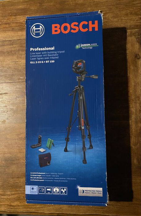 Nivel laser Bosch + tripé