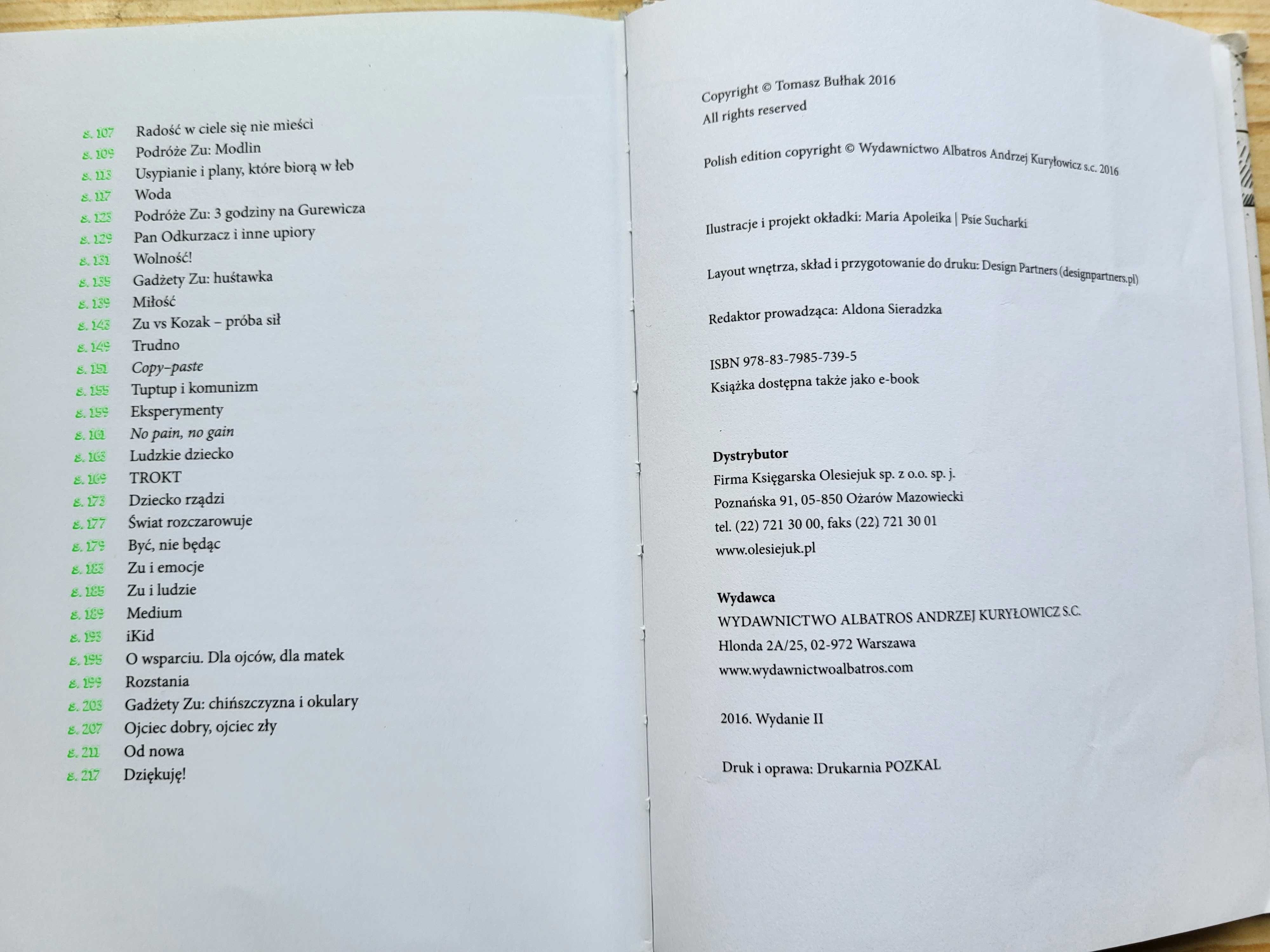 Tomasz Bułhak "Tata w budowie" (felietony) - stan BDB - B. TANIO!