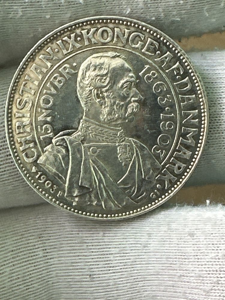 moneta srebrna 2Kr. Dania