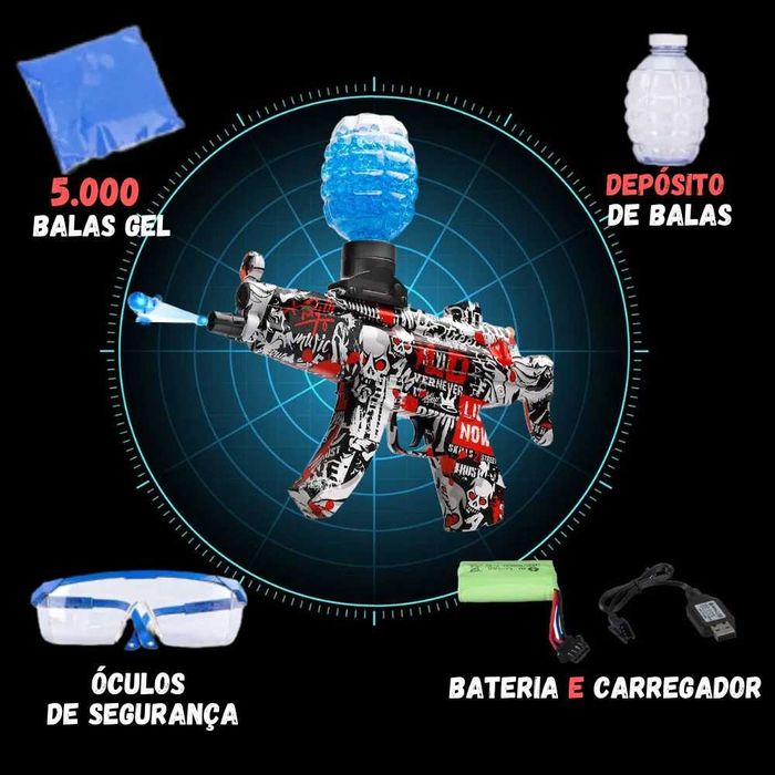 Pistola Airsoft Orbeez Elétrica *NOVO*