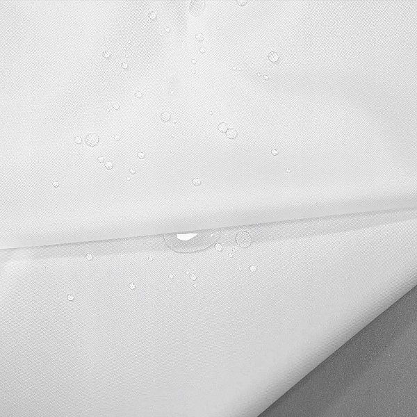 Zasłona 140x250 Ogrodowa Wodoodporna Jednolita na Taśmie Gaia Biała