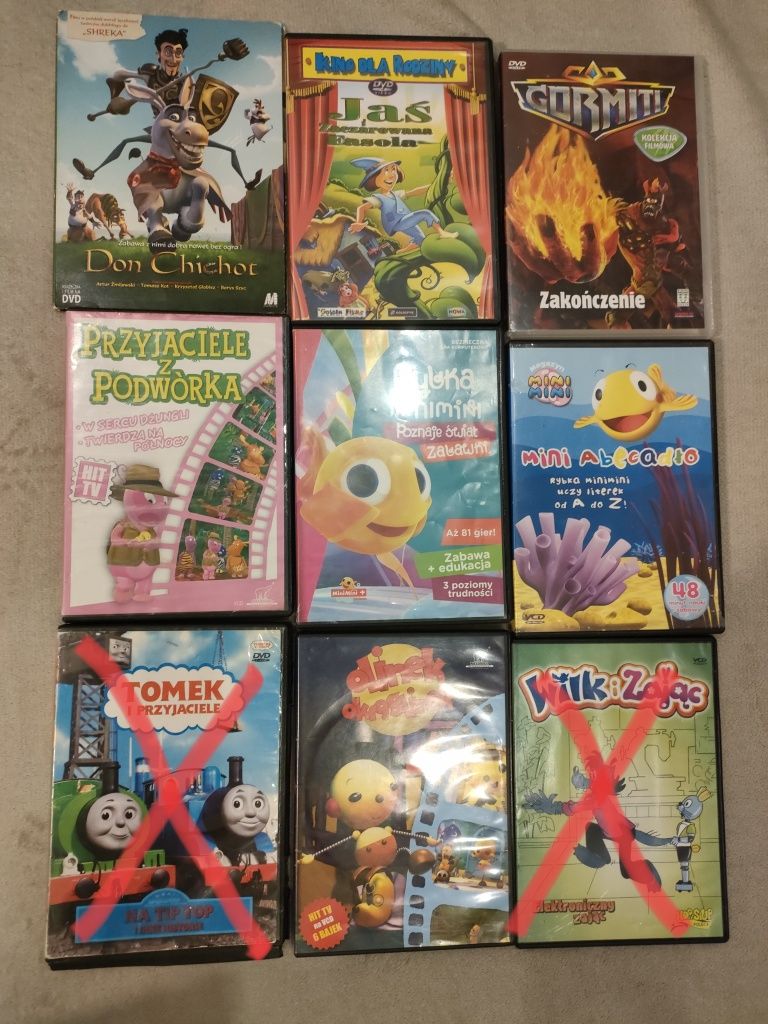 Zestaw 21 bajek dla dzieci na DVD