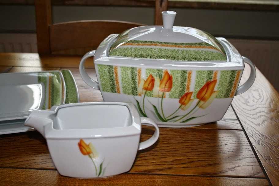 Lubiana  Classic tulipan Serwis obiadowy 12 osób /43 elementy