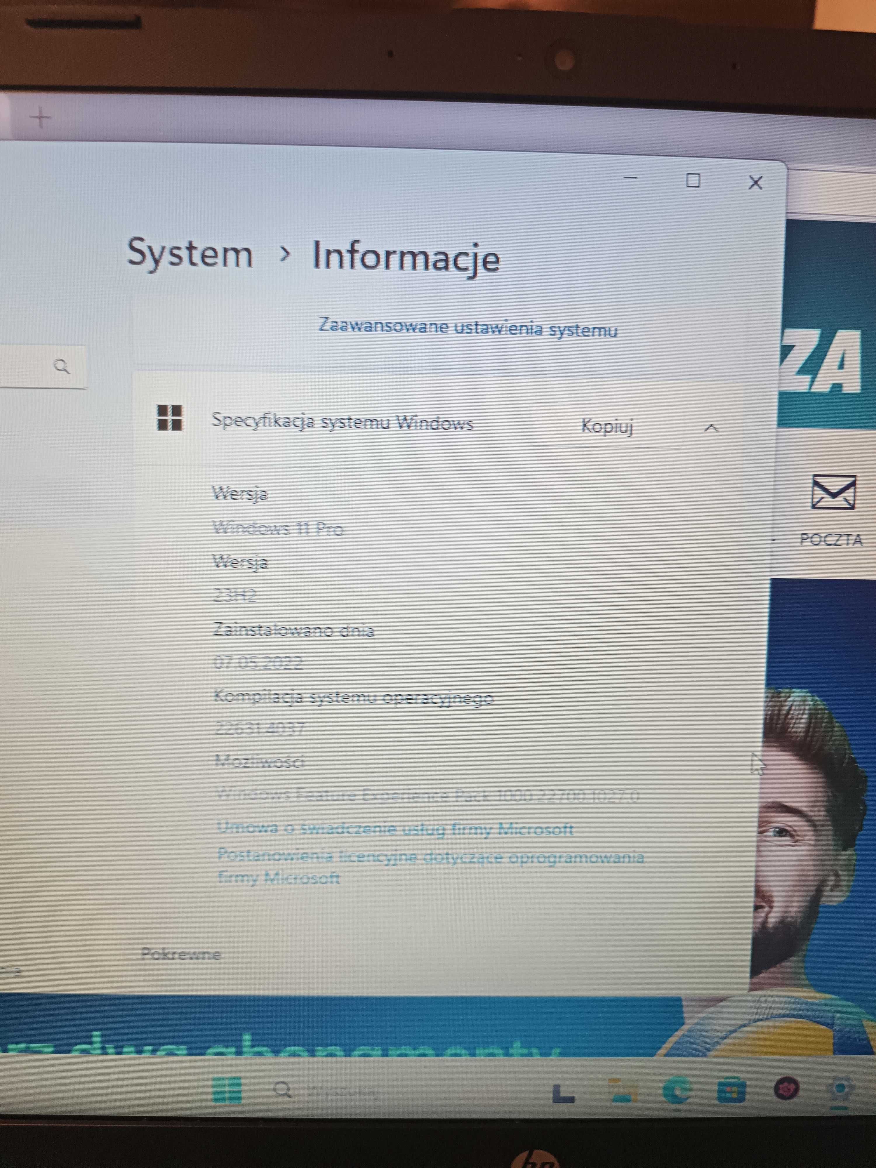 Laptop HP 15s i3-1115G4 3.0 Ghz/ 12/256 GB SSD Win11 Pro, Full HD