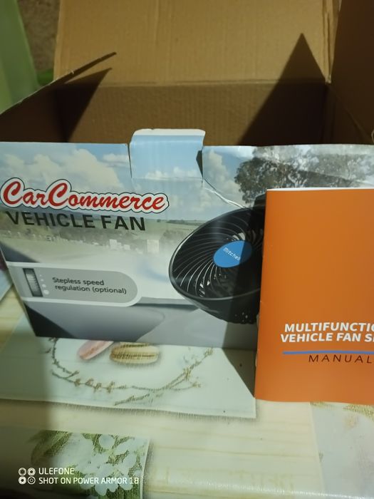 Nowy wiatrak samochodowy 12v i 24v