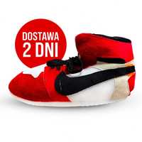 Viralowe pluszowe kapcie Nike Jordan Chicago Off White 37-46 czerwone