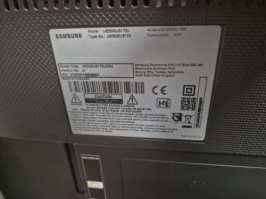 Płyta główna do telewizora SAMSUNG UE50MU6172U