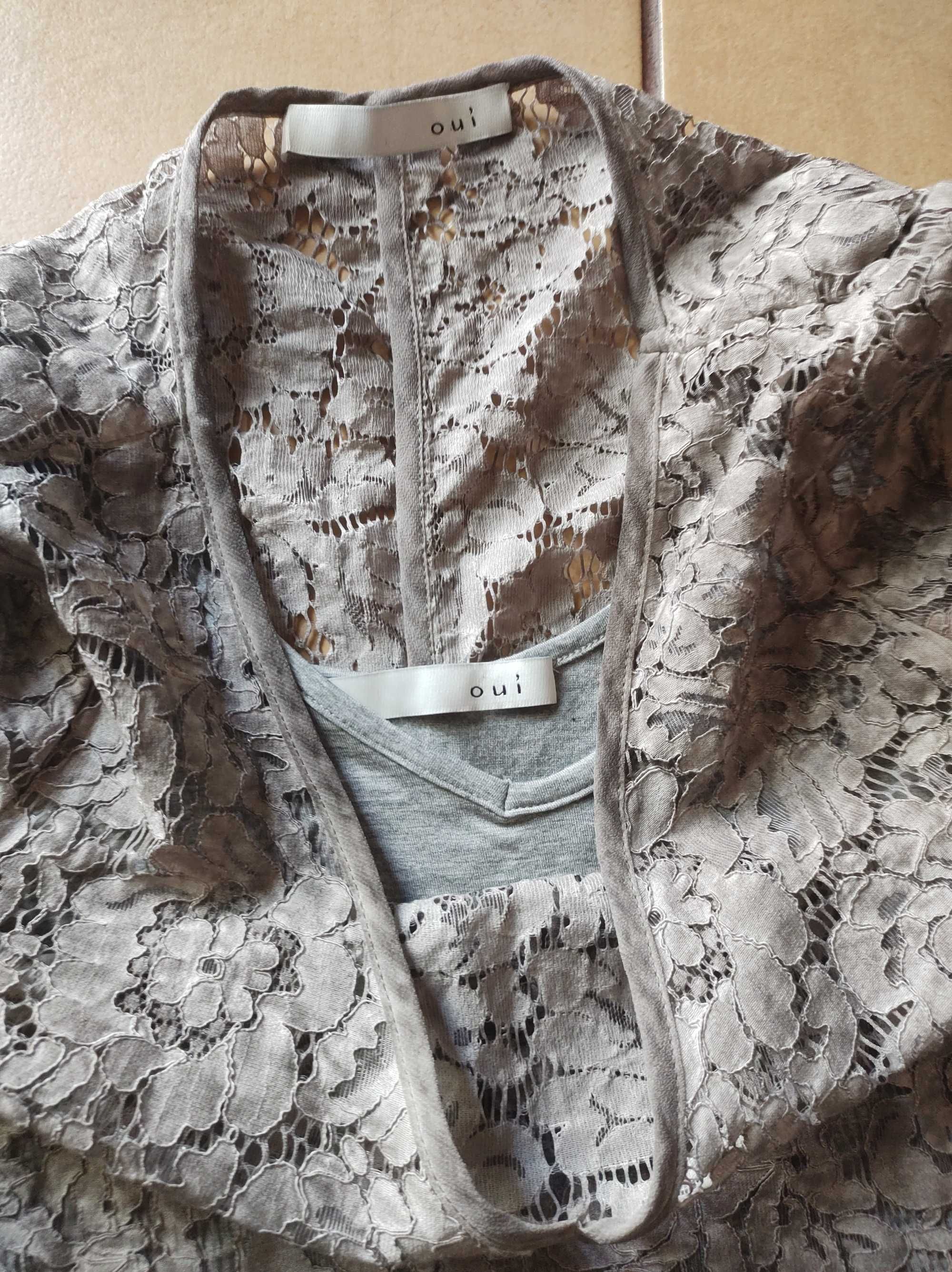 Oui elegancka sukienka koronkowa