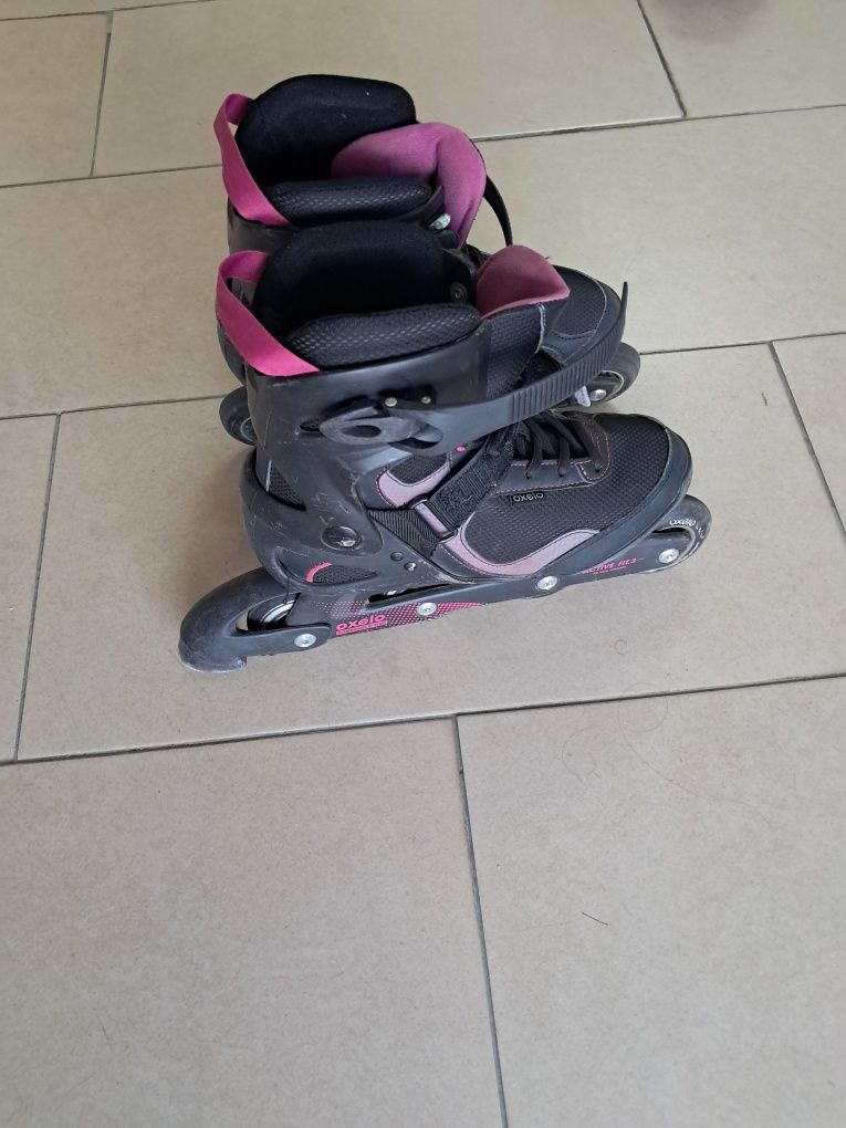Patins em linha como novos