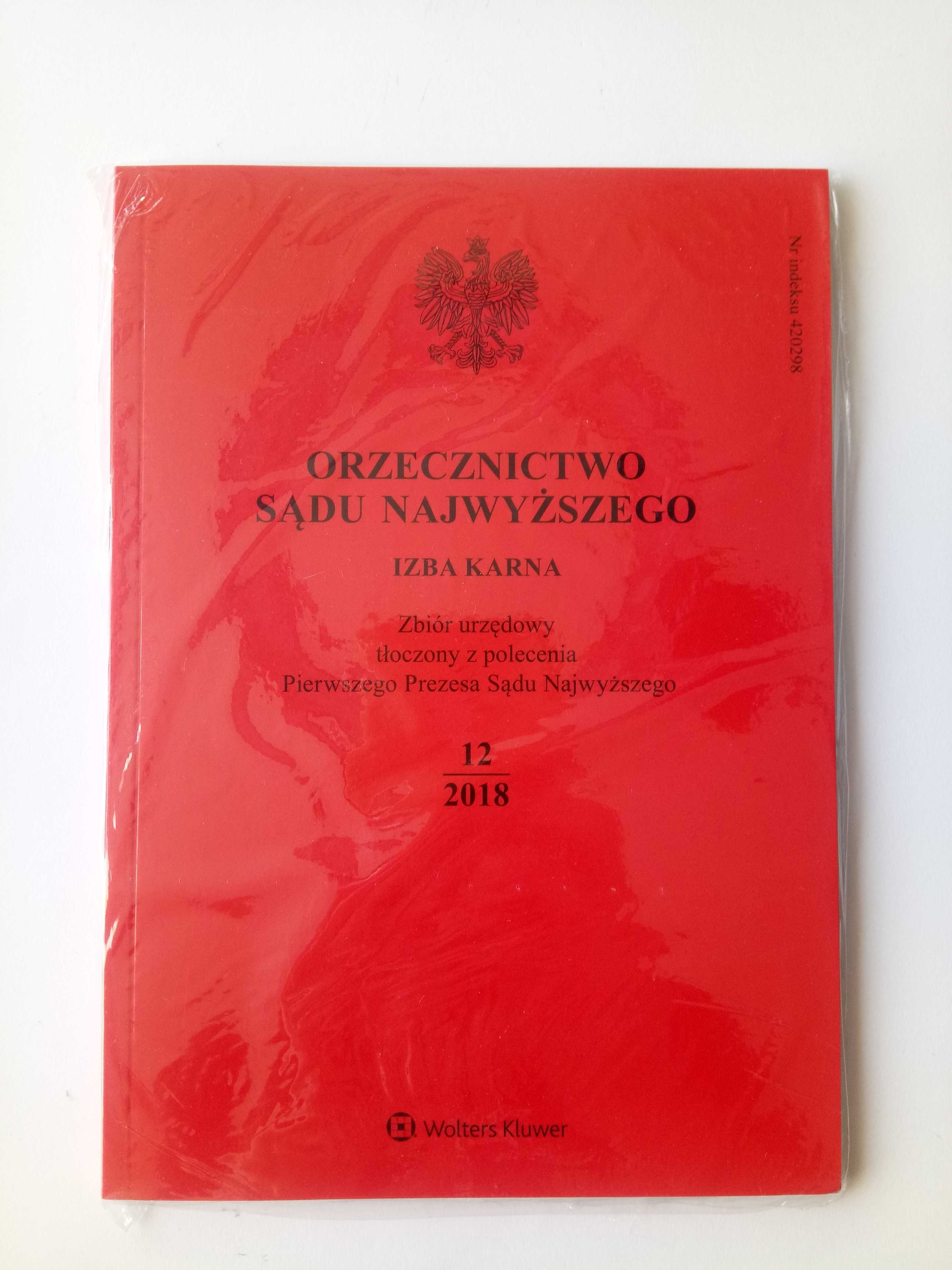 Orzecznictwo Sądu Najwyższego Izba Karna 12/2018