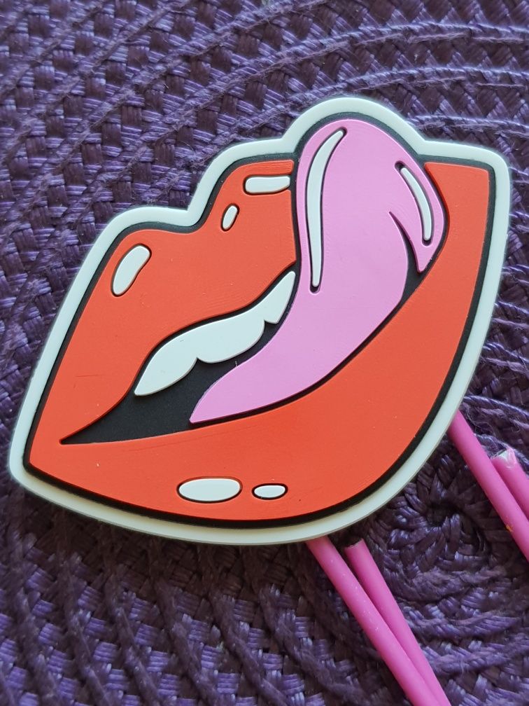 Скрепка для бумаги 12см поп арт  pop art губы
