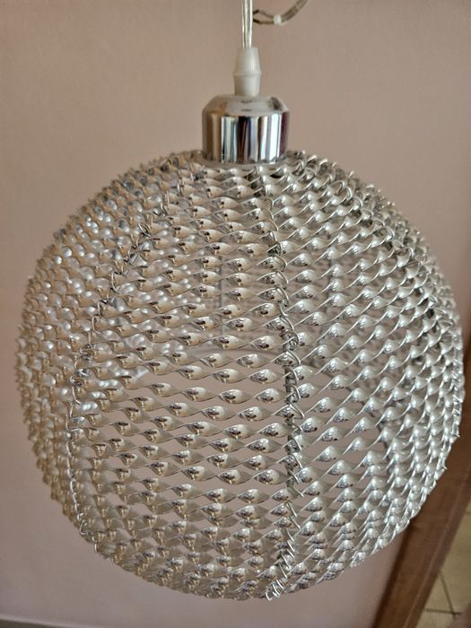 Lampa srebrna regulowana wysokość