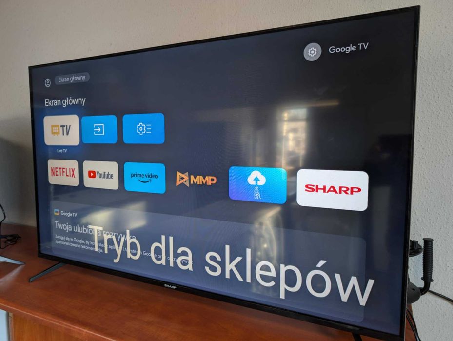 Telewizor Sharp 55GL4460 55CALI 4K UHD Smart TV Return Google TV