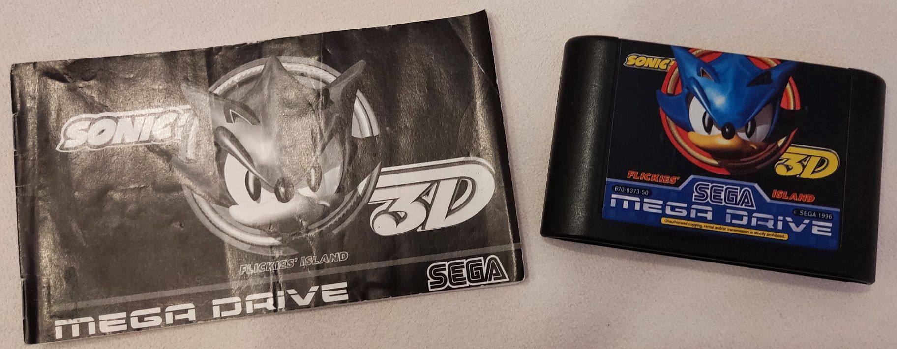 Sonic 3D (PAL Sega Mega Drive)