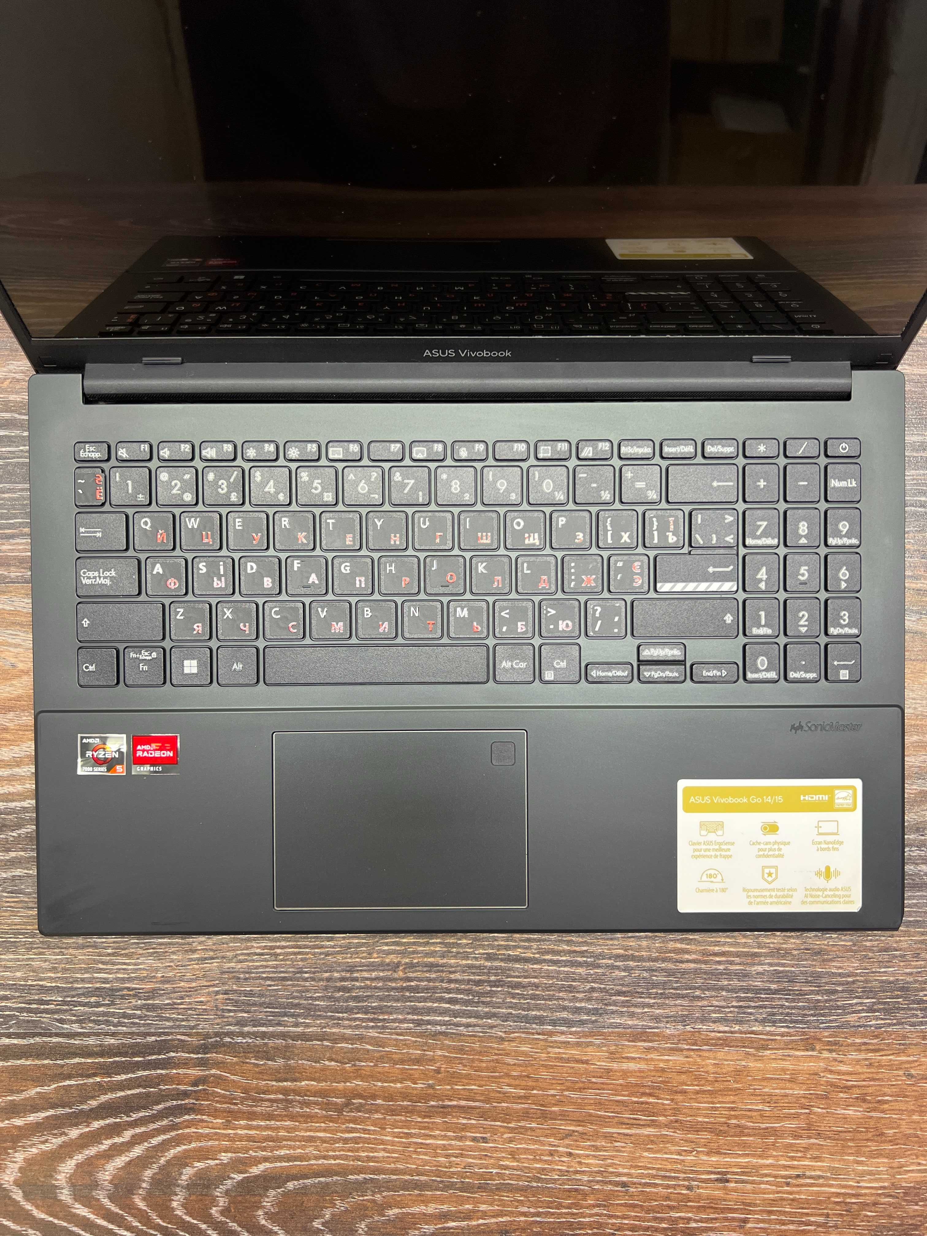 Ноутбук Asus E1504FA 15.6|OLED|AMD Ryzen 5 7520U|DDR5-8GB|SSD-512GB
