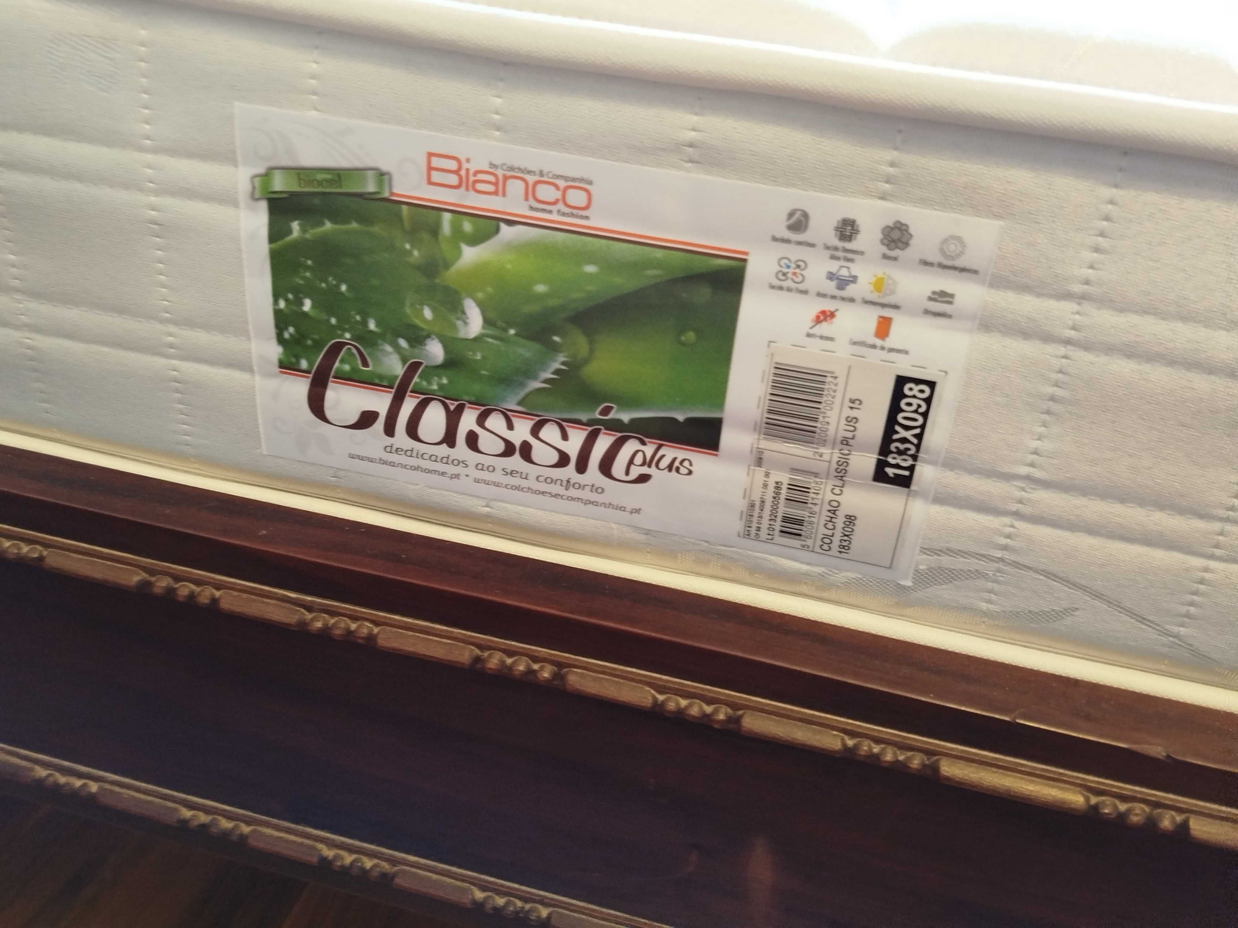 Cama de solteiro + Colchão Novo