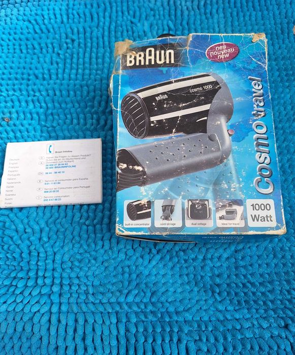 Vendo secador Braun