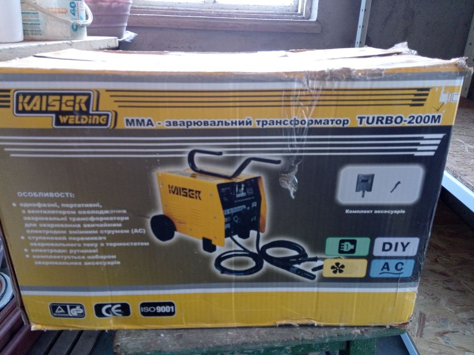 Новый сварочный аппарат kaiser welding turbo-200M
