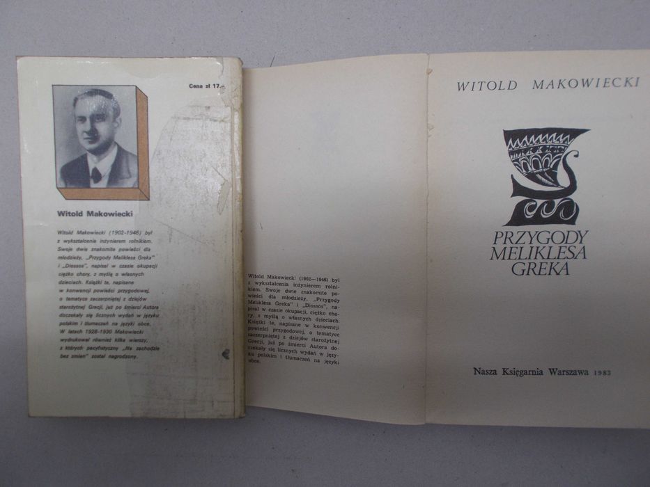 Witold Makowiecki - Diossos i Przygody Meliklesa Greka - zestaw