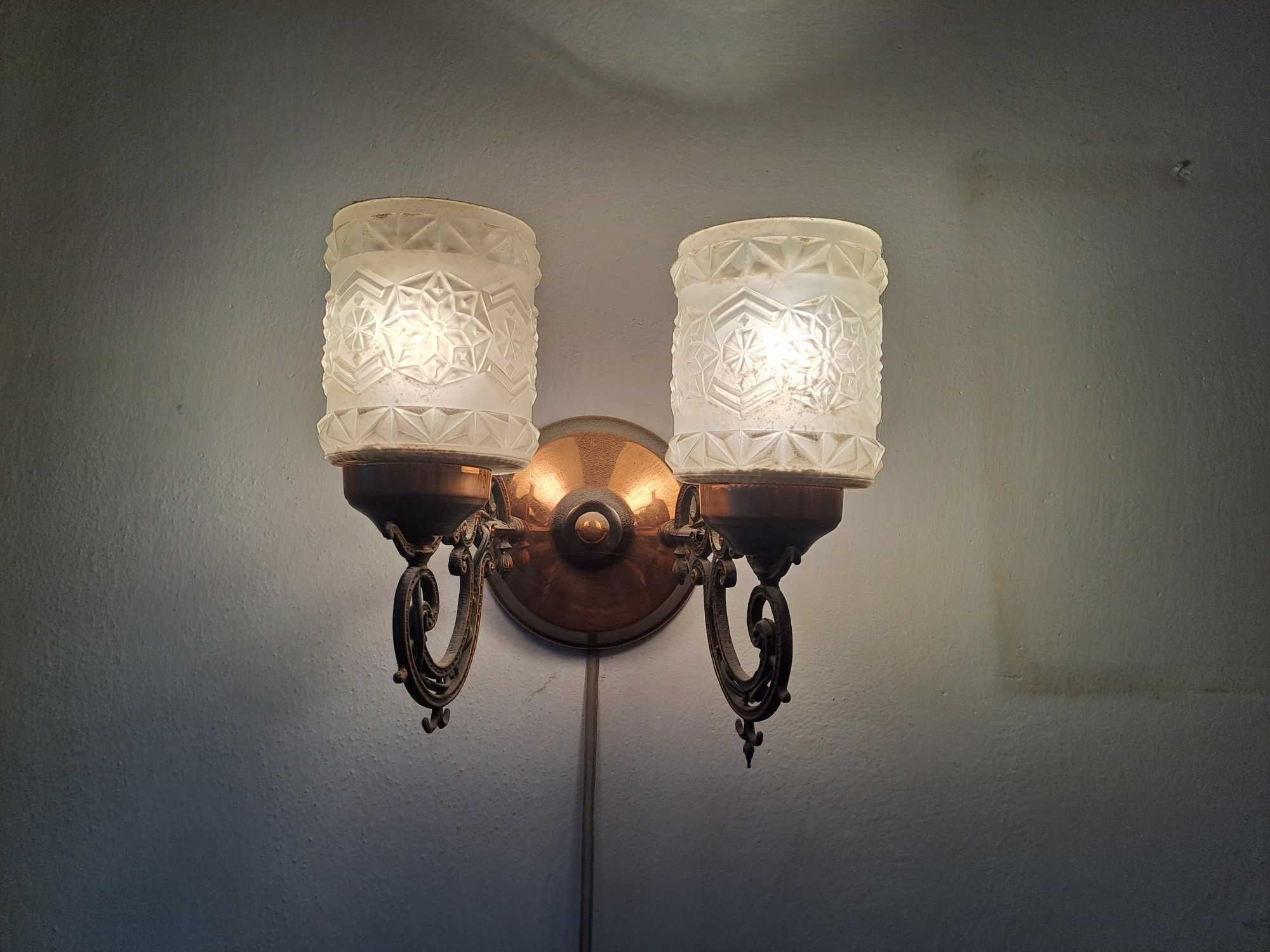 Kinkiet vintage PRL