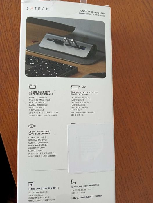 3x Usd-A/Sd&Micro Sd Cards Slots/Slots De Cartes_Satechi