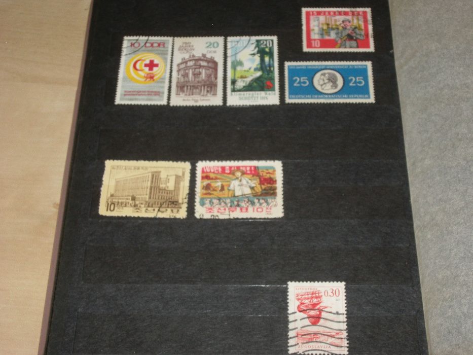 znaczki pocztowe z wielu krajów w tym z tzw demokracji ludowej
