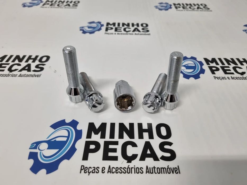 Conjunto de Pernos Anti-Roubo Compridos P/ Espaçadores